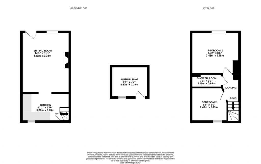 Floorplans For Elgars Row, Shop Lane, Wells-next-the-Sea