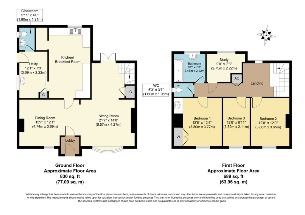 Floorplans For The Green, Weasenham St. Peter