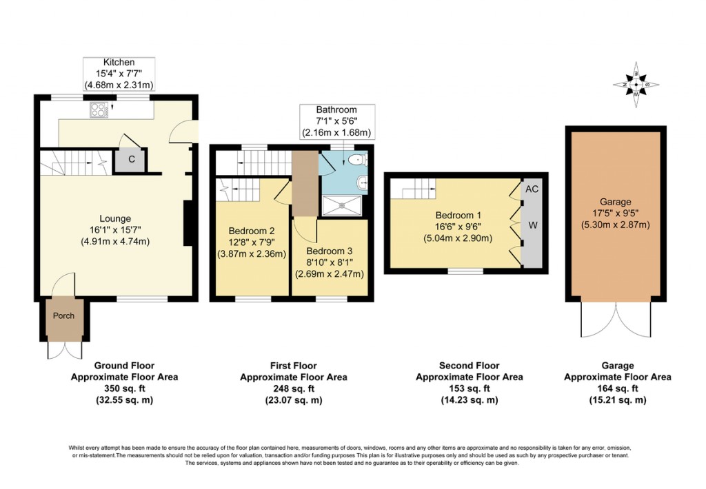 Floorplans For The Glebe, Wells-next-the-Sea