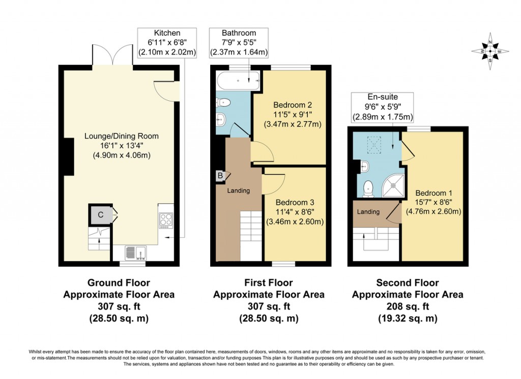 Floorplans For Freeman Street, Wells-next-the-Sea